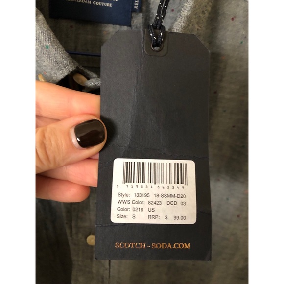 Scotch & Soda Relaxed Fit Shirt size S - Picture 4 of 5